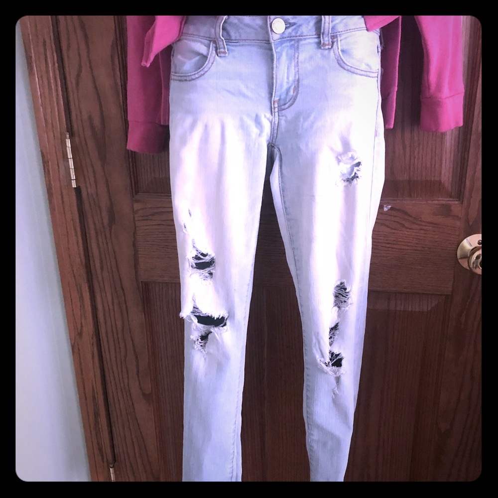 American Eagle Super Stretch Jeggings Sz 0